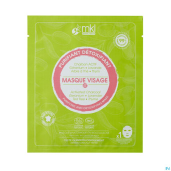 Mkl masque visage purifiant detox cosmos sach 10ml