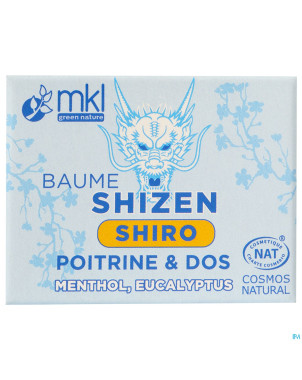 Mkl baume shizen cosmos shiro poitrine&dos pot15ml