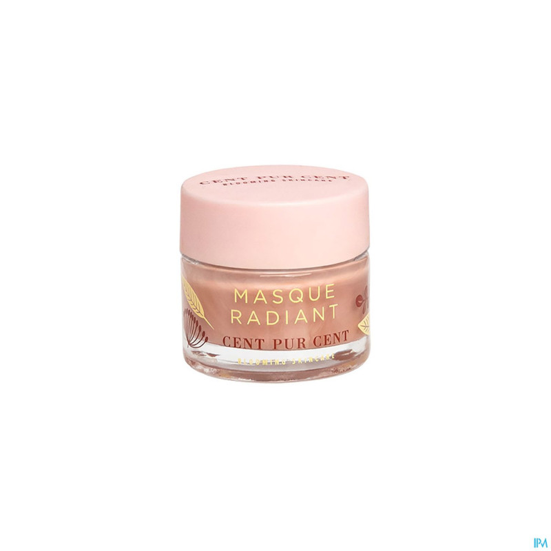 Cent pur cent mini masq.radiant pink claymask 10ml