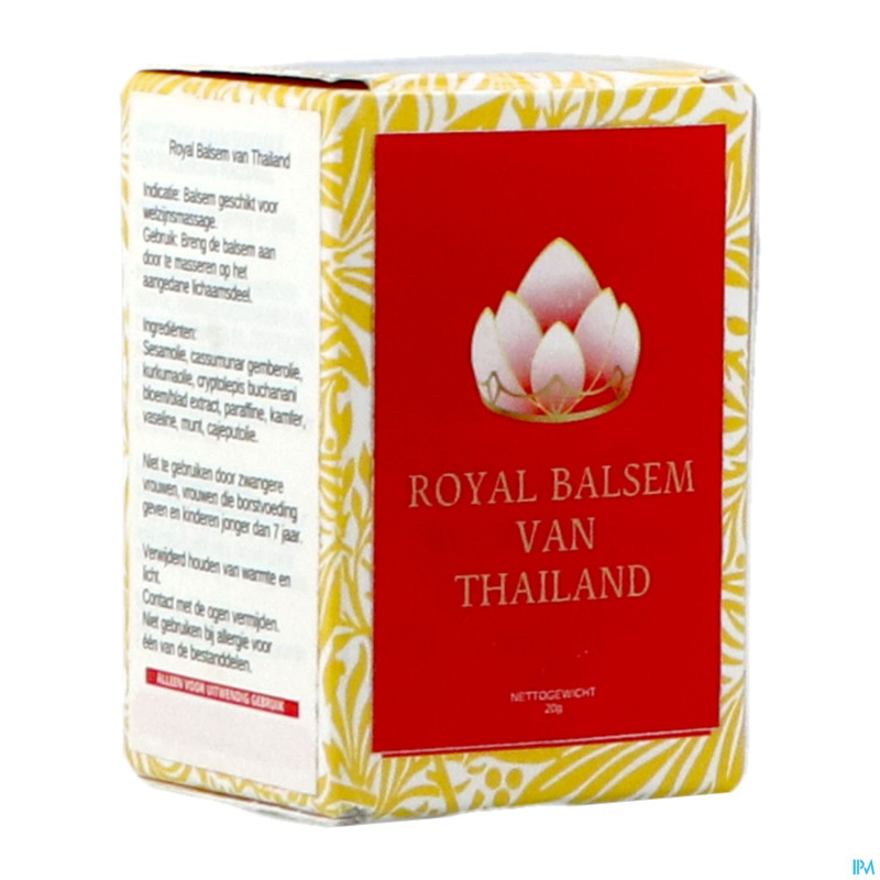 Baume royal thailande pot 20g