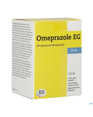 Omeprazole eg 20mg orifarm gastroresist caps 56