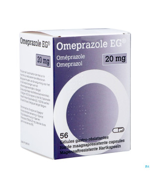 Omeprazole eg 20mg orifarm gastroresist caps 56