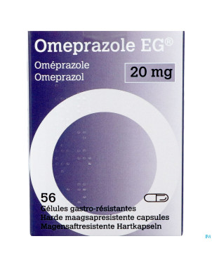 Omeprazole eg 20mg orifarm gastroresist caps 56