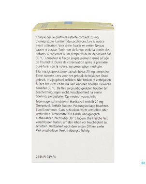 Omeprazole eg 20mg orifarm gastroresist caps 56
