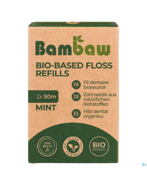 Bambaw recharges fil dentaire amidon mais 2