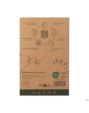 Bambaw lingettes demaquillantes lavables 16