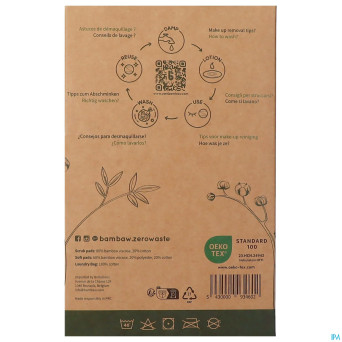Bambaw lingettes demaquillantes lavables 16