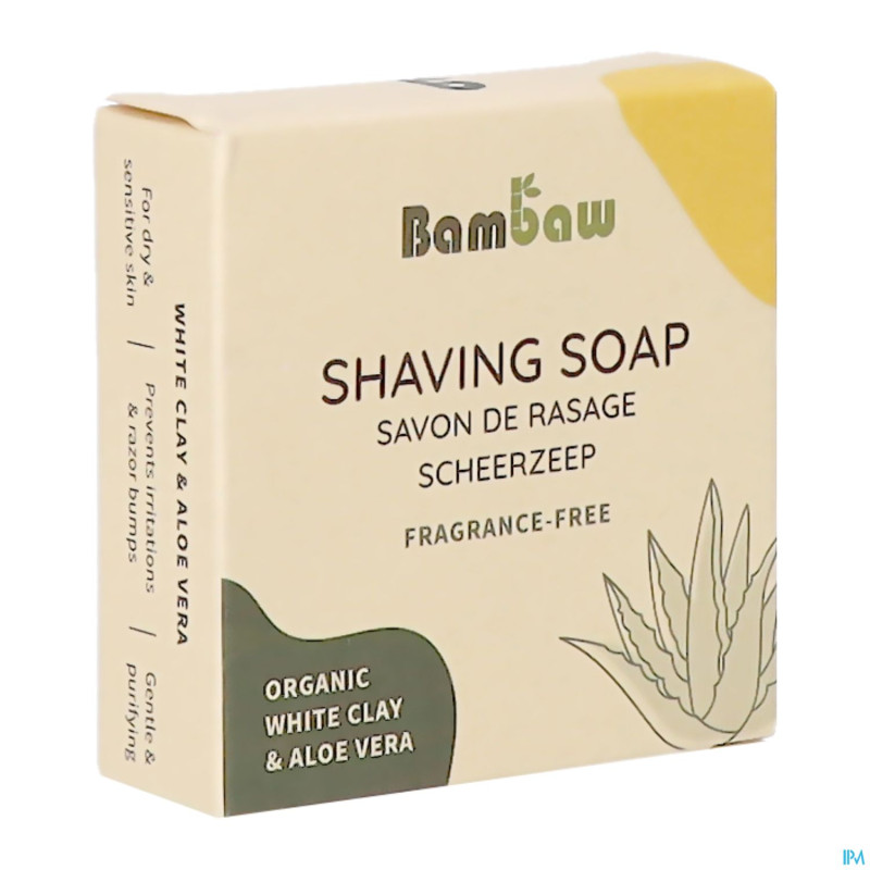 Bambaw savon rasage s/parfum 70g