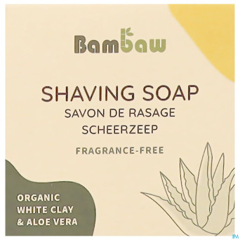 Bambaw savon rasage s/parfum 70g