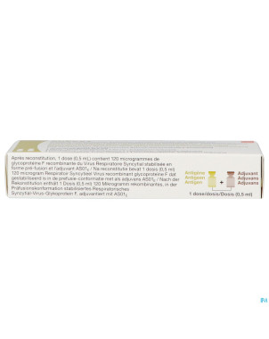 Arexvy 120mcg pdr & susp inj vrs fl 1x0,5ml