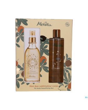 Melvita xmas coffret l'or bio 2 prod.