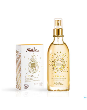 Melvita xmas coffret l'or bio 2 prod.