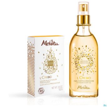 Melvita xmas coffret l'or bio 2 prod.