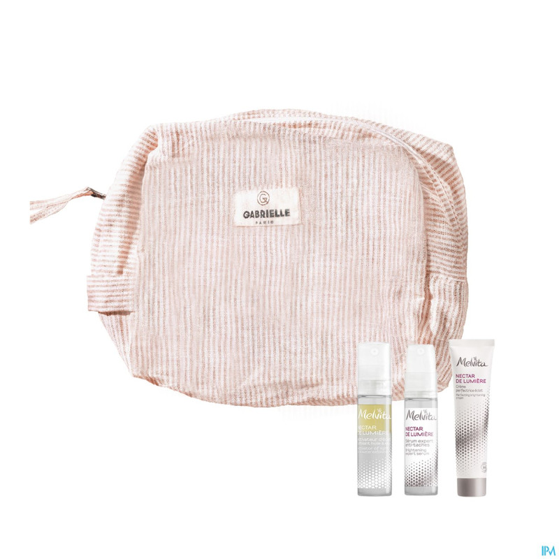 Melvita xmas coffret nectar lumiere 3 prod.