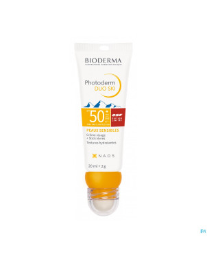Bioderma photoderm duo ski spf50+ cr 20ml+stick 2g