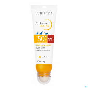 Bioderma photoderm duo ski spf50+ cr 20ml+stick 2g
