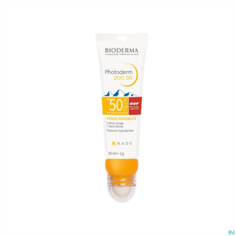 Bioderma photoderm duo ski spf50+ cr 20ml+stick 2g