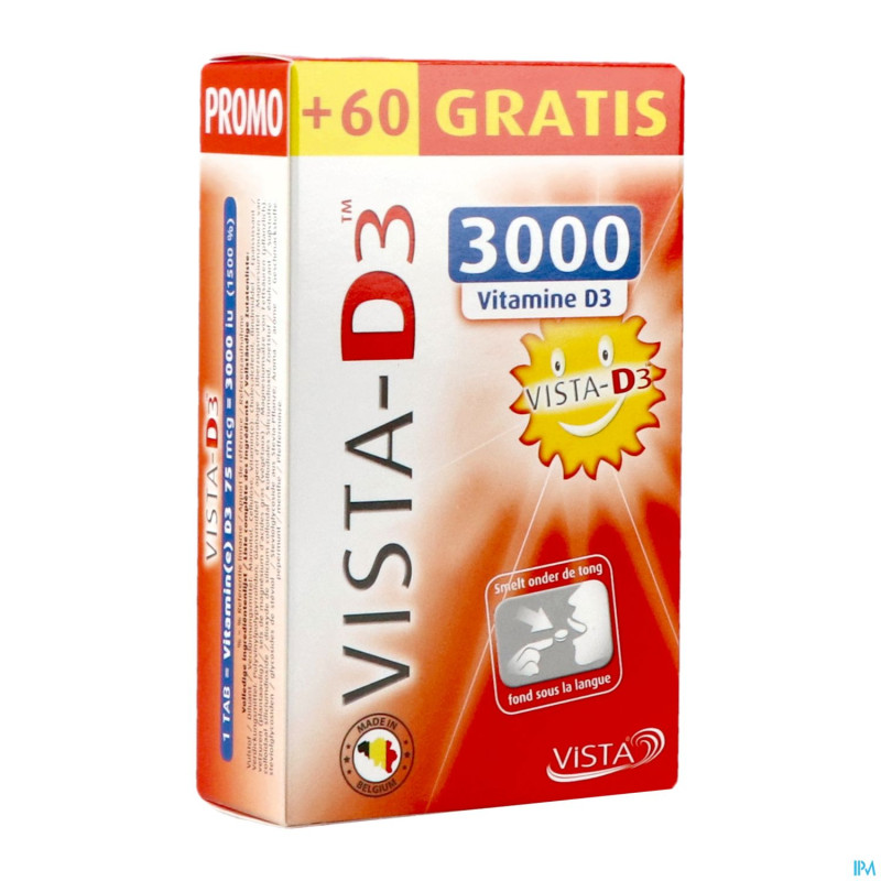 Vista d3 3000 promo comp fondant 120 + 60 gratuit