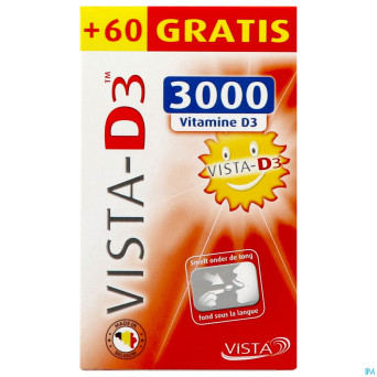 Vista d3 3000 promo comp fondant 120 + 60 gratuit