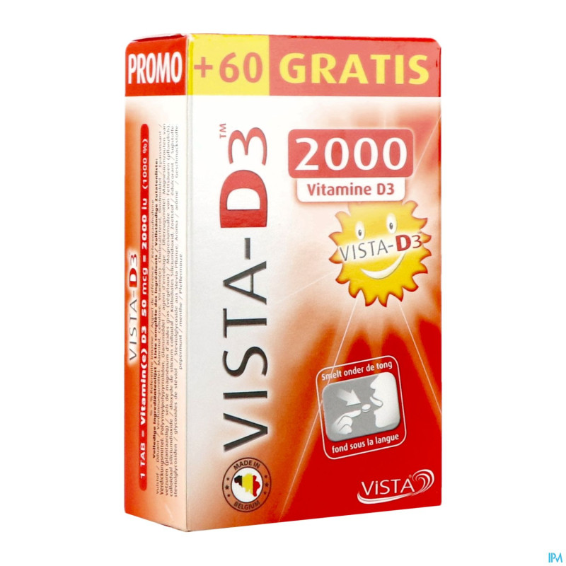 Vista d3 2000 promo comp fondant 120 + 60 gratuit