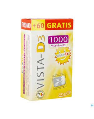 Vista d3 1000 promo comp fondant 120 + 60 gratuit