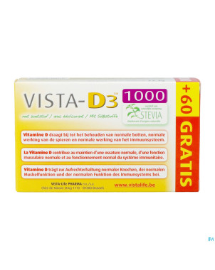 Vista d3 1000 promo comp fondant 120 + 60 gratuit