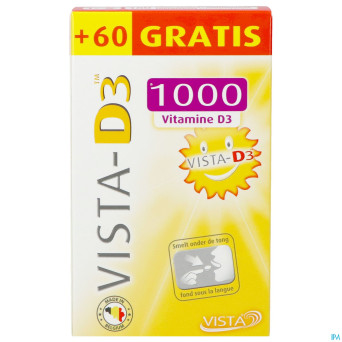 Vista d3 1000 promo comp fondant 120 + 60 gratuit