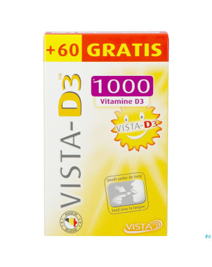 Vista d3 1000 promo comp fondant 120 + 60 gratuit