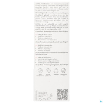 Zarqa creme mains intensive 75ml