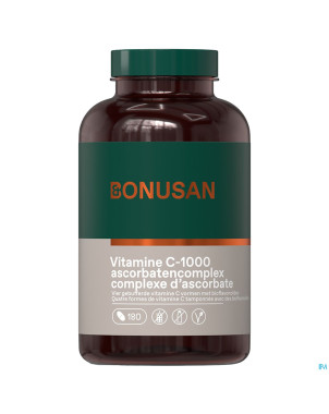 Vitamine c-1000 ascorbatencomplex comp 180 bonusan
