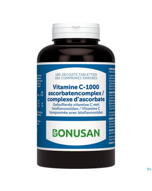 Vitamine c-1000 ascorbatencomplex comp 180 bonusan