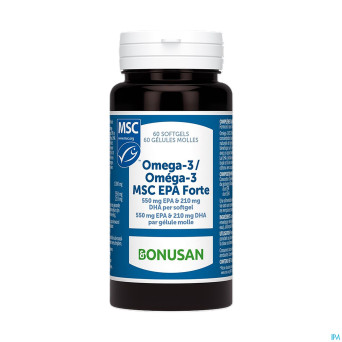 Omega-3 msc epa forte softcaps 60 bonusan