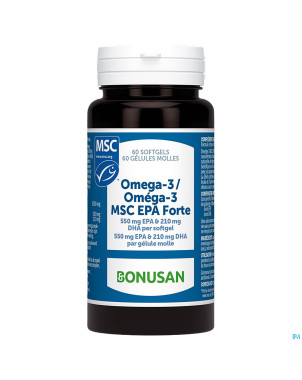 Omega-3 msc epa forte softcaps 60 bonusan