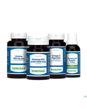 Vitamine b12 actief 1500mcg comp 90 bonusan