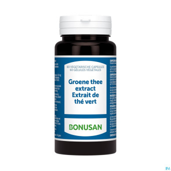 Groene thee extract caps 60 bonusan