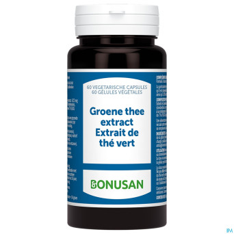 Groene thee extract caps 60 bonusan