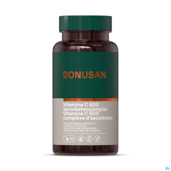 Vitamine c-500 ascorbatencomplex caps 90 bonusan