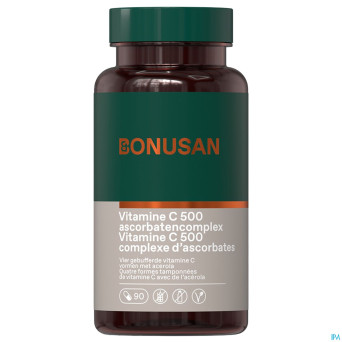 Vitamine c-500 ascorbatencomplex caps 90 bonusan