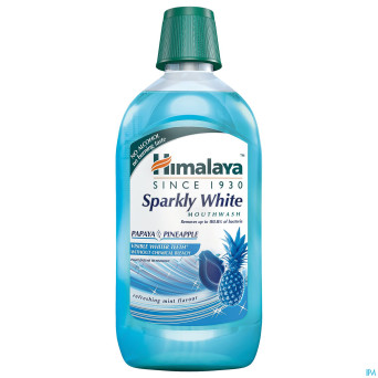 Himalaya sparkly white mouthwash 450ml