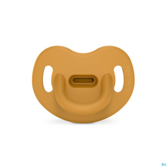 Suavinex essence soother sili. flat 0-6m mustard