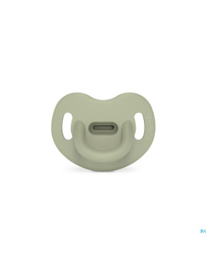 Suavinex essence soother sili. flat 0-6m green