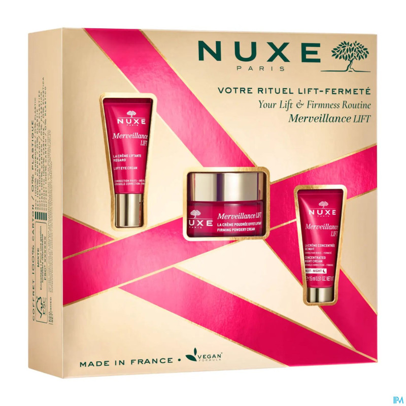 Nuxe coffret merv lift 3 prod.