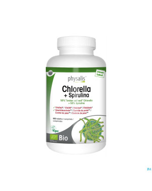 Physalis chlorella + spirulina 500mg comp 500