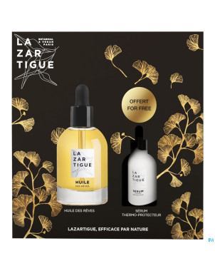 Lazartigue coffret huile reves 50ml+serum exc.10ml