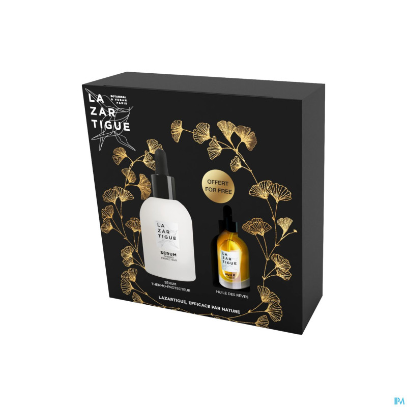 Lazartigue coffret serum thermo50ml+huile rev.10ml