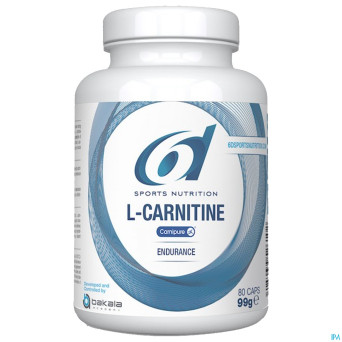 6d sixd l-carnitine carnipure caps 80