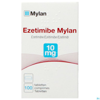 Ezetimibe viatris pi pharma 10mg comp 100 pip
