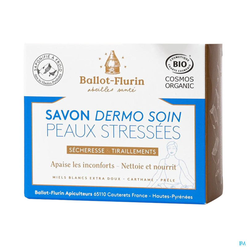 Ballot flurin savon dermo peaux stresses 100g