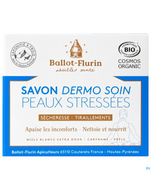 Ballot flurin savon dermo peaux stresses 100g