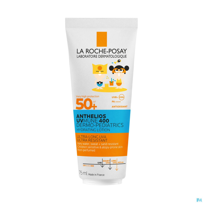 Lrp anthelios uvmune lait dermo-ped spf50+ 75ml